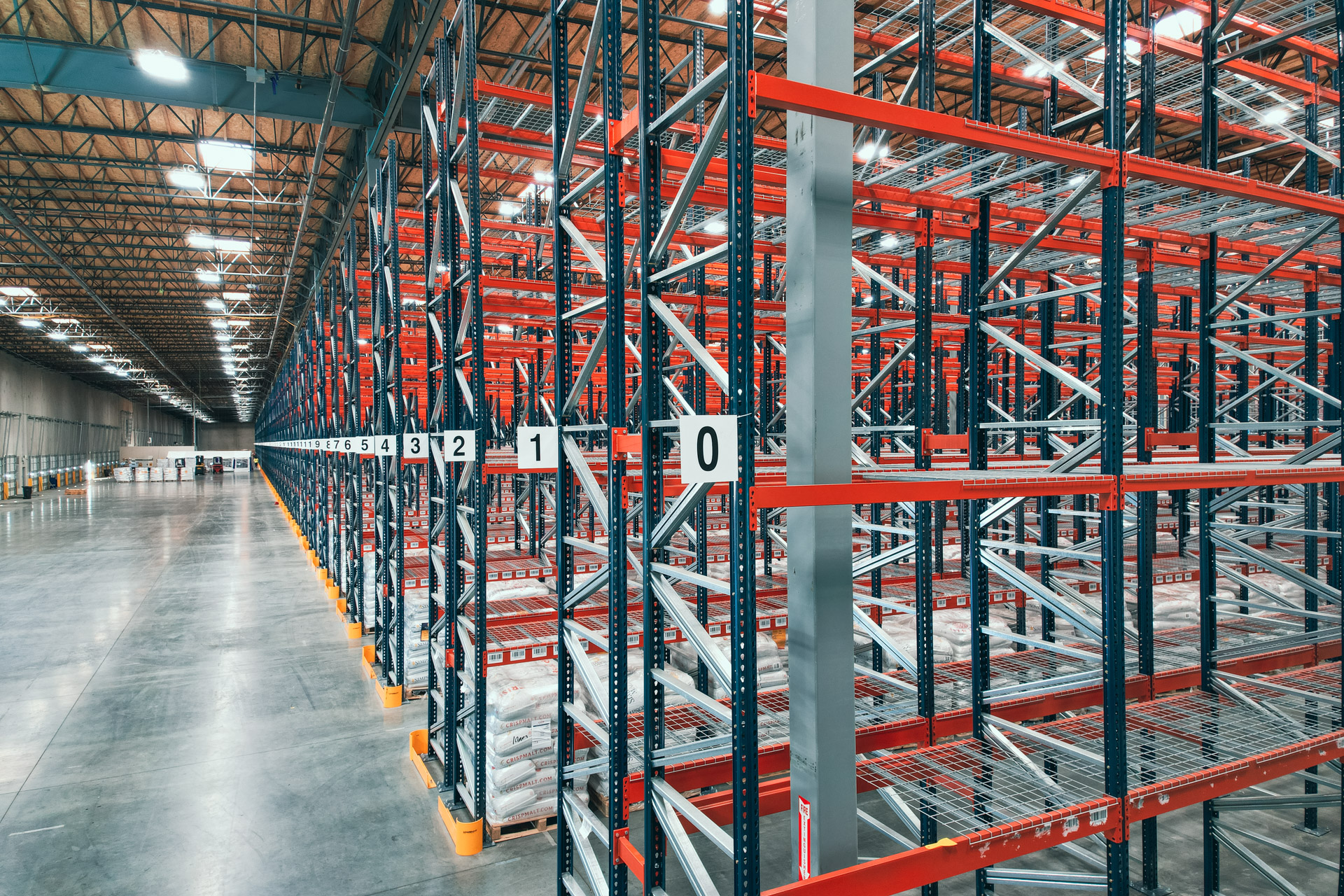 Industrial pallet racking warehouse in Independence Missouri